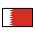 flag: Bahrain on platform OpenMoji