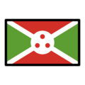 flag: Burundi on platform OpenMoji