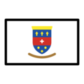 flag: St. Barthélemy on platform OpenMoji