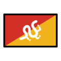 flag: Bhutan on platform OpenMoji
