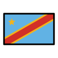 flag: Congo - Kinshasa on platform OpenMoji
