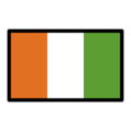 flag: Côte d’Ivoire on platform OpenMoji