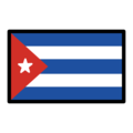 flag: Cuba on platform OpenMoji