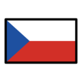 flag: Czechia on platform OpenMoji