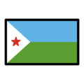 flag: Djibouti on platform OpenMoji