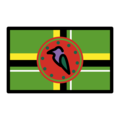 flag: Dominica on platform OpenMoji