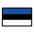 flag: Estonia on platform OpenMoji