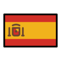 flag: Spain on platform OpenMoji