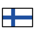 flag: Finland on platform OpenMoji