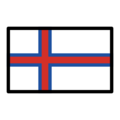 flag: Faroe Islands on platform OpenMoji
