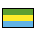 flag: Gabon on platform OpenMoji