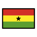 flag: Ghana on platform OpenMoji