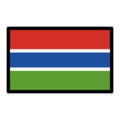 flag: Gambia on platform OpenMoji