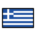 flag: Greece on platform OpenMoji