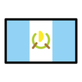 flag: Guatemala on platform OpenMoji