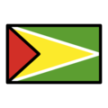 flag: Guyana on platform OpenMoji