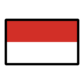 flag: Indonesia on platform OpenMoji