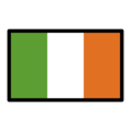 flag: Ireland on platform OpenMoji