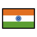 flag: India on platform OpenMoji