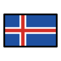 flag: Iceland on platform OpenMoji