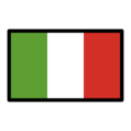 flag: Italy on platform OpenMoji
