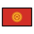 flag: Kyrgyzstan on platform OpenMoji