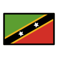 flag: St. Kitts & Nevis on platform OpenMoji