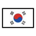 flag: South Korea on platform OpenMoji