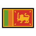 flag: Sri Lanka on platform OpenMoji