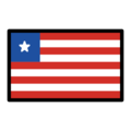 flag: Liberia on platform OpenMoji