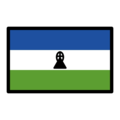 flag: Lesotho on platform OpenMoji