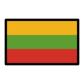 flag: Lithuania on platform OpenMoji
