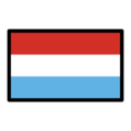 flag: Luxembourg on platform OpenMoji