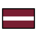 flag: Latvia on platform OpenMoji