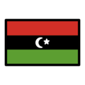 flag: Libya on platform OpenMoji