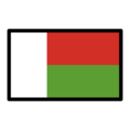flag: Madagascar on platform OpenMoji
