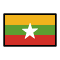 flag: Myanmar (Burma) on platform OpenMoji