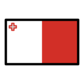 flag: Malta on platform OpenMoji