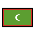 flag: Maldives on platform OpenMoji