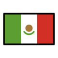 flag: Mexico on platform OpenMoji