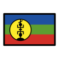 flag: New Caledonia on platform OpenMoji