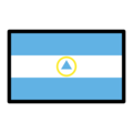 flag: Nicaragua on platform OpenMoji