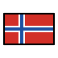 flag: Norway on platform OpenMoji