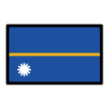 flag: Nauru on platform OpenMoji