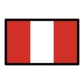 flag: Peru on platform OpenMoji
