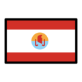 flag: French Polynesia on platform OpenMoji