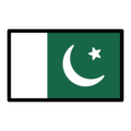 flag: Pakistan on platform OpenMoji