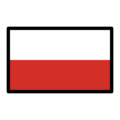flag: Poland on platform OpenMoji