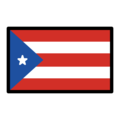 flag: Puerto Rico on platform OpenMoji