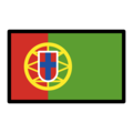 flag: Portugal on platform OpenMoji